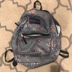 Floral Jansport Backpack. Used
